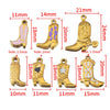 Wholesale Stainless Steel Heart And Boot Charms For Diy Bracelet And Necklace Dripping Oil Style