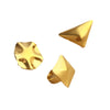 Wholesale Stainless Steel Heart Geometric Retro Ring 18K Gold Plated