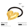Wholesale Stainless Steel Heart Headband With Electroplating For Women High End Ins Style Hair Accessories
