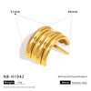 Wholesale Stainless Steel Heart Headband With Electroplating For Women High End Ins Style Hair Accessories