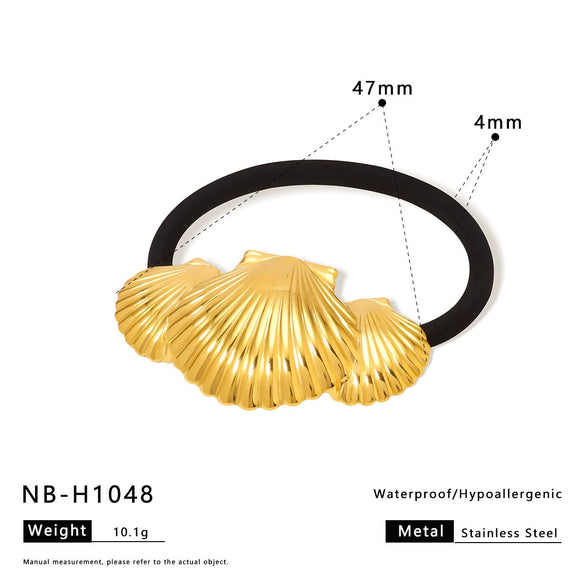 Wholesale Stainless Steel Heart Headband With Electroplating For Women High End Ins Style Hair Accessories