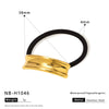 Wholesale Stainless Steel Heart Headband With Electroplating For Women High End Ins Style Hair Accessories