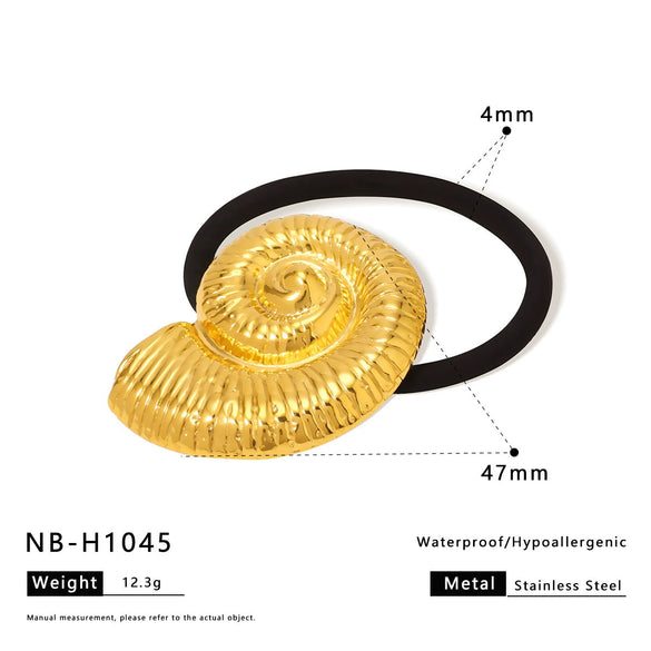 Wholesale Stainless Steel Heart Headband With Electroplating For Women High End Ins Style Hair Accessories