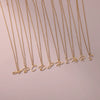 Wholesale Stainless Steel Heart Shape Butterfly Alphabet Necklace With Electroplating Treatment