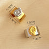 Wholesale Stainless Steel Heart Shape Electroplated Natural Style Unisex Ring
