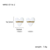 Wholesale Stainless Steel Heart Shape Electroplated Stud Earrings For Women Fashion Style