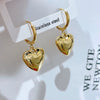 Wholesale Stainless Steel Heart Shape Electroplating Women's Earrings