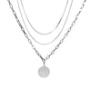 Wholesale Stainless Steel Heart Shape Geometric Fashion Clavicle Chain Necklace Electroplated Unisex Jewelry