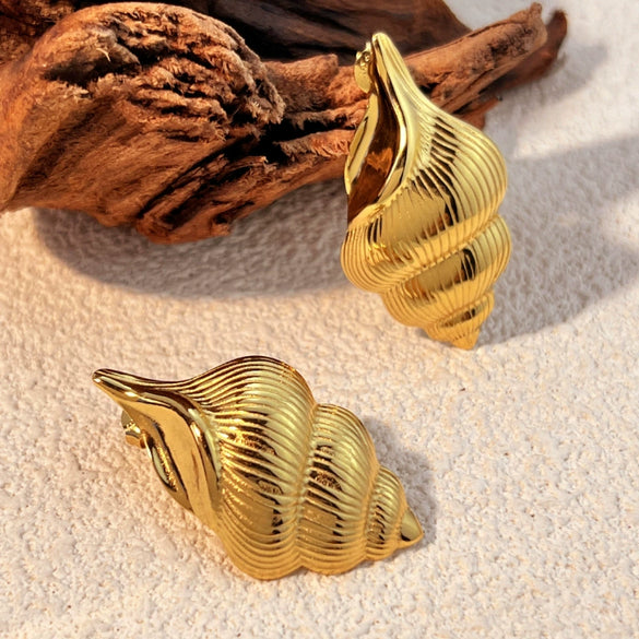 Wholesale Stainless Steel Heart Shape Geometric Style Electroplated Earrings For Couple