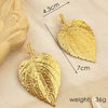 Wholesale Stainless Steel Heart Shape Geometric Style Electroplated 18K Gold Earrings For Couples