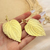 Wholesale Stainless Steel Heart Shape Geometric Style Electroplated 18K Gold Earrings For Couples