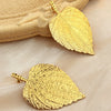 Wholesale Stainless Steel Heart Shape Geometric Style Electroplated 18K Gold Earrings For Couples