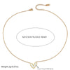 Wholesale Stainless Steel Heart Shape Pendant Necklace For Women With Electroplating And Minimalist Style