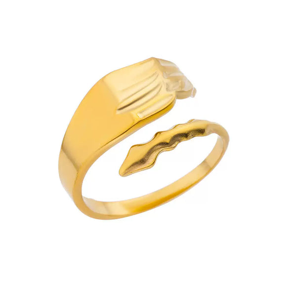 Wholesale Stainless Steel Heart Shaped Geometric Open Ring For Women Simple Style With Electroplating