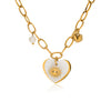 Wholesale Stainless Steel Heart Shaped Necklace For Women With Electroplating Light Luxury High End Clavicle Chain Non Fading Titanium Steel Jewelry