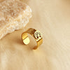 Wholesale Stainless Steel Heart Shaped Pendant Ring With Electroplating For Women And Men Natural And Geometric Style