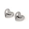 Wholesale Stainless Steel Heart Shaped Polished Earrings For Women
