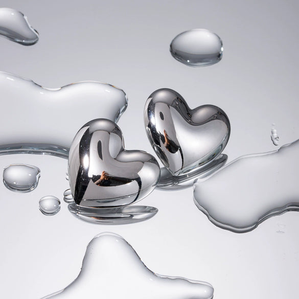 Wholesale Stainless Steel Heart Shaped Polished Earrings For Women