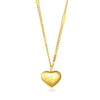 Wholesale Stainless Steel Heartshaped 18K Goldplated Love Necklace In Ins Style