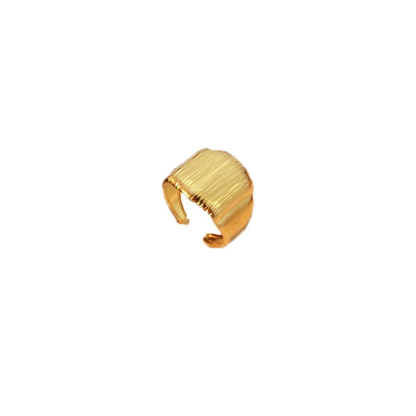 Wholesale Stainless Steel Heartshaped Retro Ring Electroplating Treatment Unisex Hand Jewelry