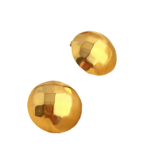 Wholesale Stainless Steel Heartshaped Threedimensional Earrings With Electroplating For Women And Couple Style