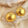 Wholesale Stainless Steel Heartshaped Threedimensional Earrings With Electroplating For Women And Couple Style