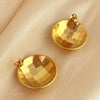 Wholesale Stainless Steel Heartshaped Threedimensional Earrings With Electroplating For Women And Couple Style