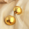 Wholesale Stainless Steel Heartshaped Threedimensional Earrings With Electroplating For Women And Couple Style