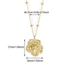 Wholesale Stainless Steel Heartshaped Zircon Pendant Necklace With Electroplating For Women Light Luxury Style