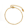 Wholesale Stainless Steel Hip Hop Style Anklet With Letters Numbers Text Pattern For Women