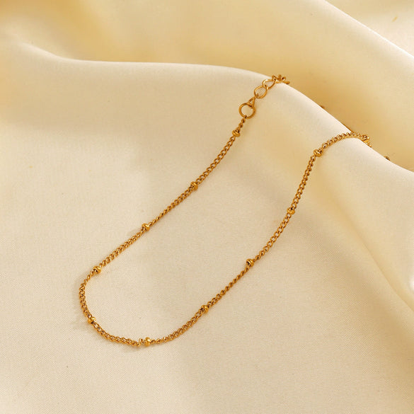 Wholesale Stainless Steel Hip Hop Style Anklet With Letters Numbers Text Pattern For Women