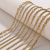 Wholesale 316L Stainless Steel Hiphop Style Geometric Necklace For Women Goldplated Electroplating