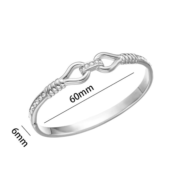 Wholesale Stainless Steel Hollow Geometric Electroplated Bracelet As Jewelry Watch Accessories