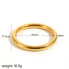 Wholesale Stainless Steel Hollow Geometric Electroplated Women's Fashion Bracelet
