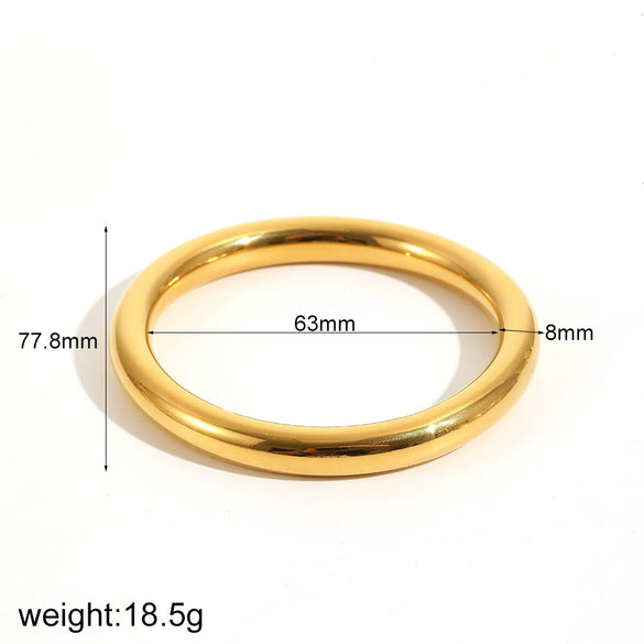 Wholesale Stainless Steel Hollow Geometric Electroplated Women's Fashion Bracelet