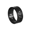 Wholesale Stainless Steel Hollow Ring With Viking Letter Pattern Electroplated For Men
