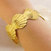 Wholesale Stainless Steel Hydraulic Pressure Ocean Style Openended Bracelet Jewelry