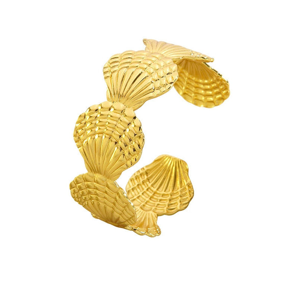 Wholesale Stainless Steel Hydraulic Pressure Ocean Style Openended Bracelet Jewelry
