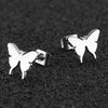 Wholesale Stainless Steel Insect Animal Butterfly Fashion Women's Earrings With Electroplating