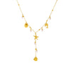 Wholesale Stainless Steel Insect Animal Fresh And Simple Style Yshaped Chain Necklace With Electroplating