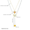 Wholesale Stainless Steel Insectshaped Fashion Retro Pendant Collarbone Necklace With Electroplating