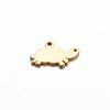 Wholesale Stainless Steel Jewelry Accessories Animal Shaped Pendant With Electroplating