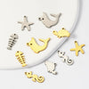 Wholesale Stainless Steel Jewelry Accessories Animal Shaped Pendant With Electroplating