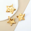 Wholesale Stainless Steel Jewelry Accessories Fivepointed Star Electroplated Pendant For Necklace And Earrings