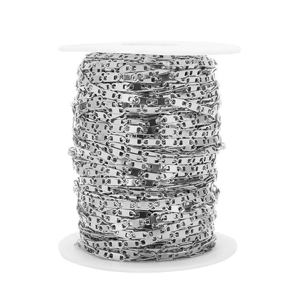 Wholesale Stainless Steel Jewelry Accessories Japanese Chain 18K Gold Plated Vacuum Plated Semifinished Necklace And Bracelet Chain