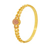 Wholesale Stainless Steel Jewelry Fashion Ol Geometric Nk Chain Full Diamond Zircon Buckle Bracelet With Electroplating