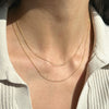Wholesale Stainless Steel Jewelry Geometric Satellite And Snake Bone Chain Necklace For Women With Electroplating Minimalist Style