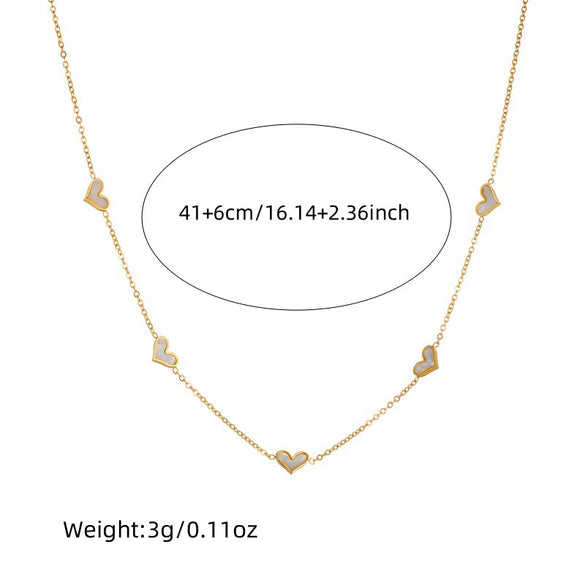 Wholesale Stainless Steel Jewelry Love Water Drops Bells Pattern Goldplated Bracelet Earrings Necklace Set For Women