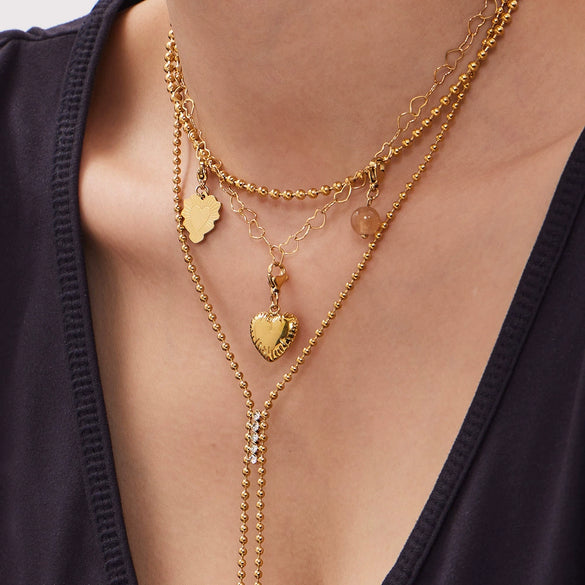 Wholesale Stainless Steel Jewelry Set With Cross Crown Roman Numerals Electroplated Necklaces And Bracelets For Women