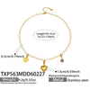 Wholesale Stainless Steel Jewelry Set With Cross Crown Roman Numerals Electroplated Necklaces And Bracelets For Women